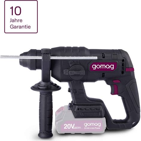 Gomag Akku Bohrhammer GO-BOH230BL 20V SDS+ LED + 2,2 Joule Schlagbohrhammer (1/5)