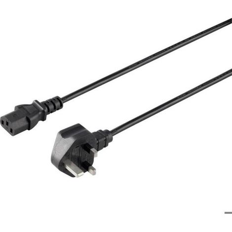 Sygonix SY-5042738 appareils IEC Câble de raccordement noir 2.00 m