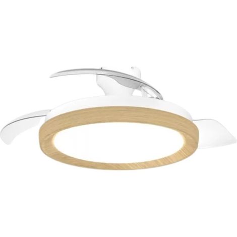ventilatore da soffitto philips "bliss" legno
