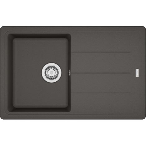 Franke Boston BFG 611-78. Tipo di lavello: Lavello sottopiano, Forma del lavandino: Rettangolare, Materiale del lavandino: Fragranito. Larghezza: 780 mm, Lunghezza: 500 mm, Larghezza... - 114.0714.119