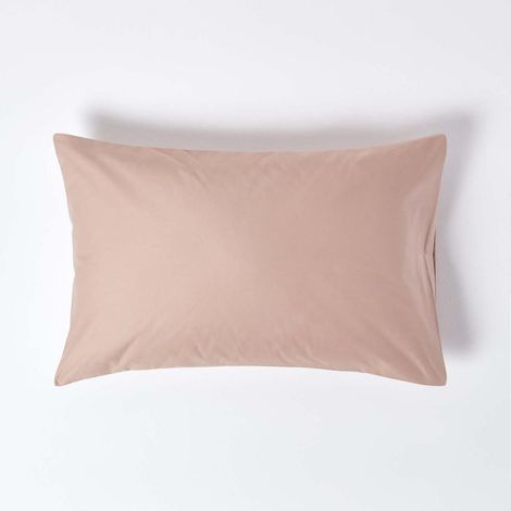 HOMESCAPES Moonlight Beige Egyptian Cotton Housewife Pillowcase 1000 Thread Count - Moonlight Beige
