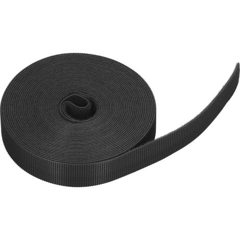 Klett-Kabelbinder, Mehrzweck-Kabelbinder, wiederverwendbares Befestigungsband aus Nylon für Kabelmanagement, 5 Meter / 16,4 Fuß (1/5)