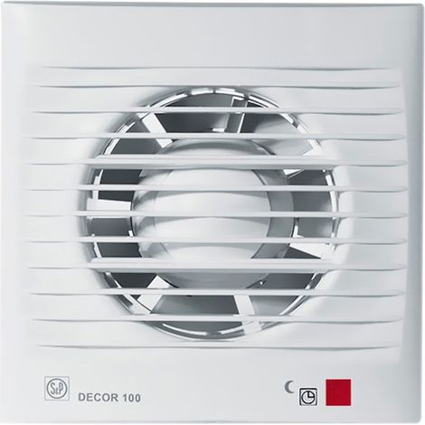 Extractor de baño temporizado S&P Decor-100 CR (1/2)