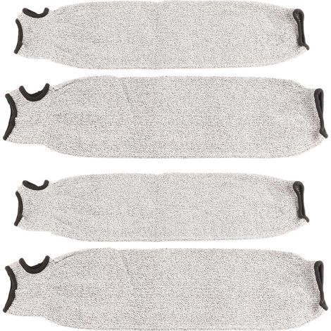 2 Paires Manches de Protection Anti-Coupure Gants de Bras Sécurité Jardin Cuisine Travail Extérieur (1/5)