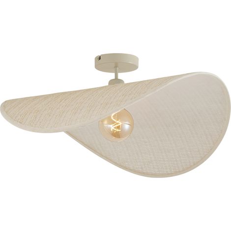QAZQA Moderne Deckenleuchte Beige 65 cm - Hat (1/5)
