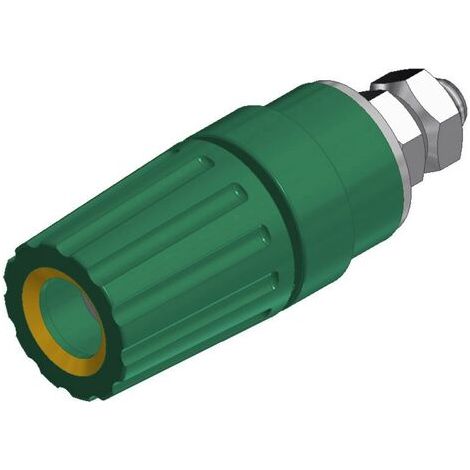 Borne de polarité Ø stylo (détails): 4 mm Hirschmann Test & Measurement PKI 110 931714188 jaune, ver (1/4)