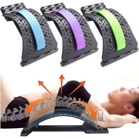 Étireur dorsal - Appareil de fitness violet (1/3)