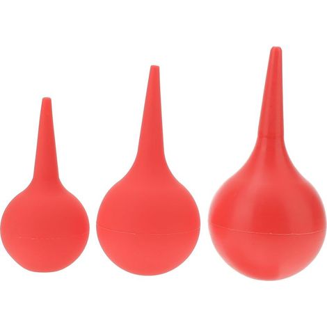 3pièces Balles De Nettoyage Caoutchouc Souffleur De Poussière Mini Multi-Usage pour Maison Bureau Appareil Électronique (1/5)