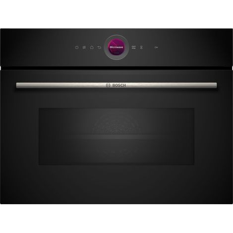 Bosch Serie 8, microondas integrado, 60 x 45 cm, negro, CEG732XB1 (1/5)