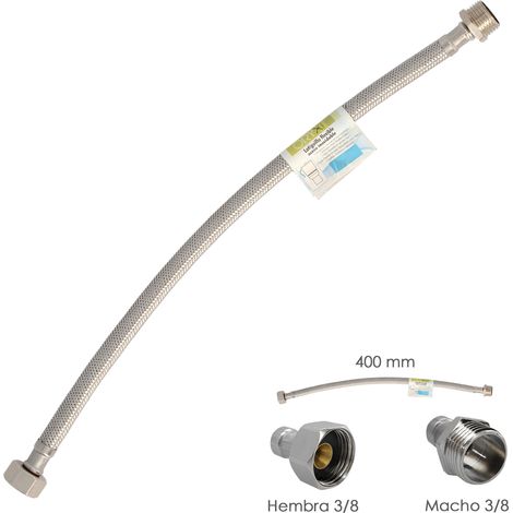 Tubo Flessibile Inox Maschio 3/8 - Femmina 3/8 - 400mm