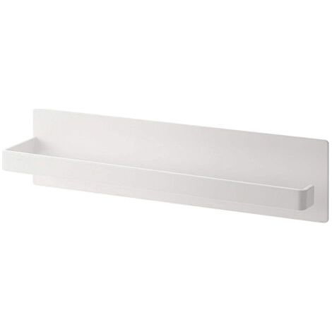 BUNTHAUS Porte-rouleau de papier toilette simple – Étagère adhésive – Porte-serviettes et mouchoirs – Blanc (1/5)