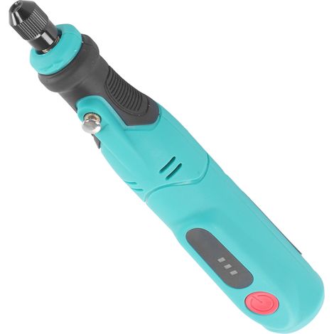 Mini outil rotatif sans fil 3 vitesses 5000-15000 tr/min charge USB Micro avec 53 accessoires coffret cadeau bricolage gravure polissage (1/5)