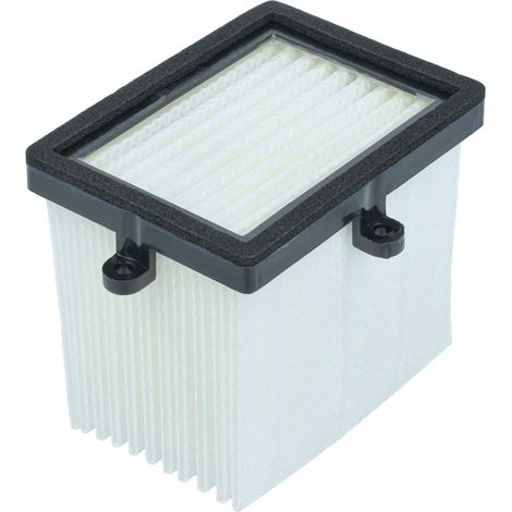 vhbw Filter compatible with Milwaukee M18 BOS125 Angle Grinder - 1x air filter Black White