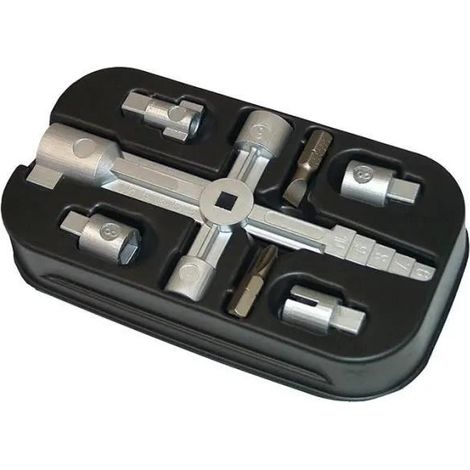 eff-eff Kit di strumenti di misurazione cilindro nichelato 8161