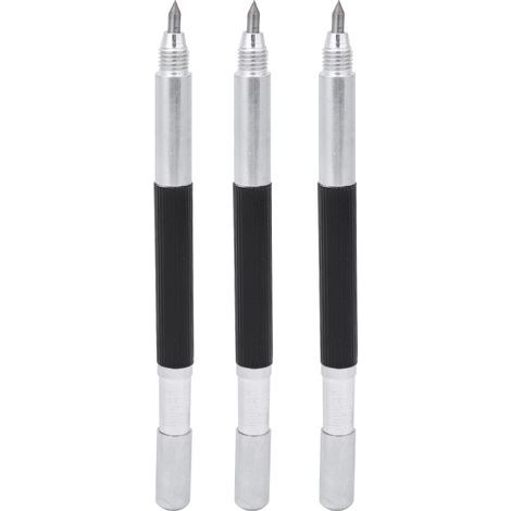 Set mit 3 Gravierstiften mit Doppelhartmetallspitze zum Markieren von Metall, Glas, Keramik, Fliesen und Holz (1/5)