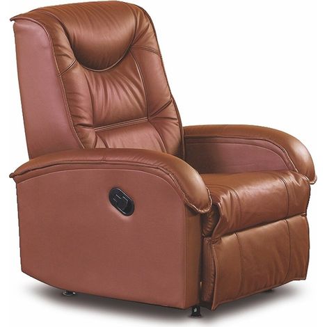 Sillón reclinable Houston 564, Marrón, 83x85x93cm, Cuero ecológico (1/3)