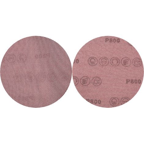 40 Pièces Disques Abrasifs 125mm Grain 800 Papier à Poncer en Filet Céramique, Fixation Autoagrippante Disque à Poncer Papier de Verre pour Ponceuse Orbitale, Ponçage Sans Poussière Bois Métal Mur (1/5)