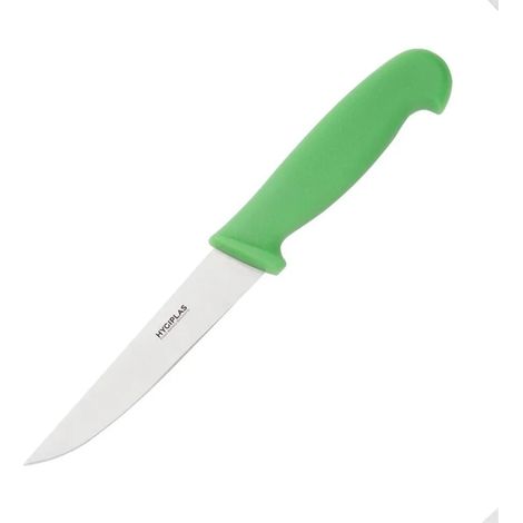 Couteau à légumes Hygiplas 10 cm vert (1/5)