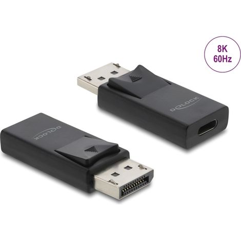 Delock Adaptador USB Type-Câ¢ a DisplayPort 8K con compatibilidad HDR y HDCP