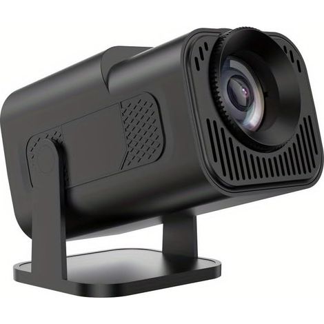 Mini Projecteur Portable, Noir, Ratio de Projection 85/55 Pouces, Uniformité 75-80%, Mini Projecteur LED pour Home Cinéma (1/4)