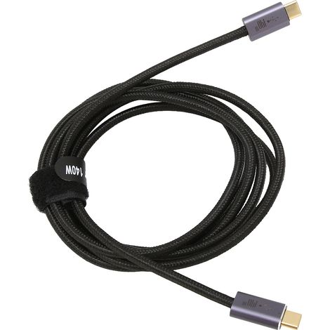 Câble USB-C PD3.1 140W Tressé pour MacBook, Charge Rapide 200 cm