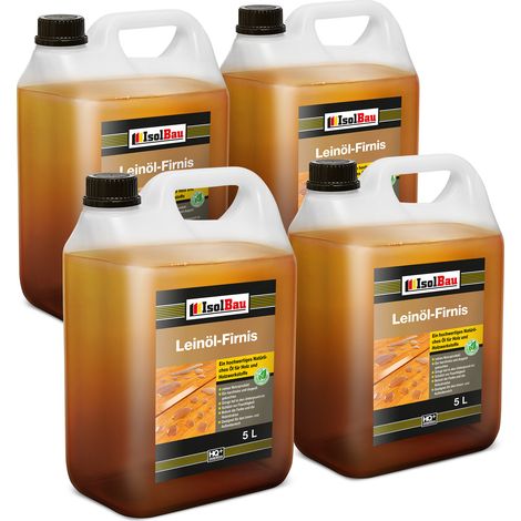 IsolBau Aceite de Linaza Leinöl Firnis 20L