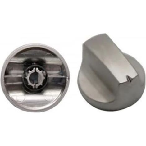 Mando Gris Teka para Cocina Eléctrica  Modelo S-2K  Recambio Original Código 61004115  Control Selector