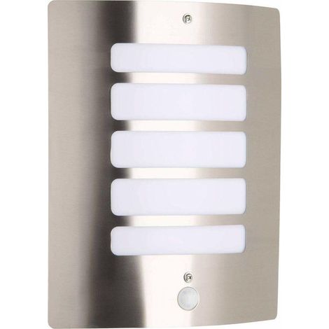 Lámpara exterior con detector TODD Acero bombilla E27 máx 60 W - Brilliant (1/3)