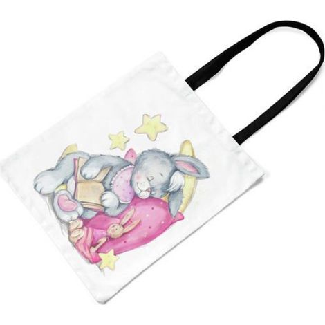 Sac Shopping - Tote Bag Coton 48 x 55 cm - Réutilisable Épaule - 1 Pièce (1/3)