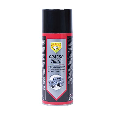 Grasso Alte Temperature 700°C Spray 400 ml al Bisolfuro di Molibdeno – Lubrificante Anti Grippaggio per Bulloni e Componenti Meccanici – ES GR110
