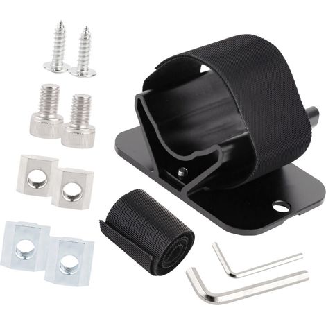 Soporte universal para rueda trasera de bicicleta, estructura de asiento - Negro 1 (1/2)