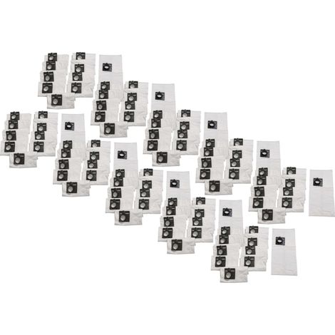 vhbw 100x Sacs compatible avec Festo Festool CTM 22 E CTM 33 LE, CTL 44 E-AS, CTM 22 aspirateur - 40cm x 30cm blanc (1/5)