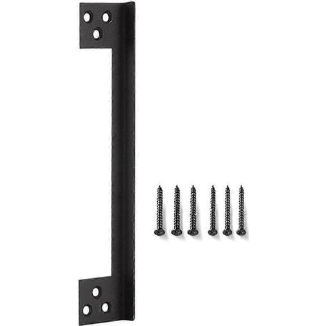 KLVGTIFS PU - Plaques de protection pour serrures de porte, protection de sécurité pour portes s'ouvrant vers l'extérieur, protection de serrure de porte, protection de blocage 11 pouces (1/5)