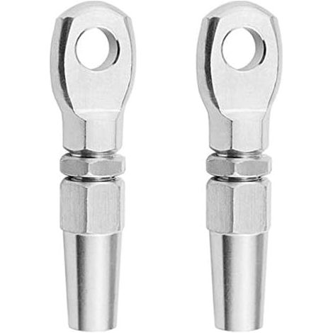 pièces de cosses à œillet sans sertissage en acier inoxydable 316 de qualité marine pour câbles et cordes, accessoires de bricolage et de gréement. (1/5)