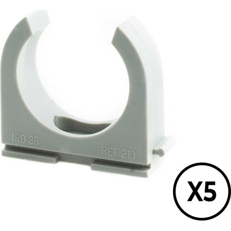 Druckstütze links ø 25 mm, grau, 5 Stück