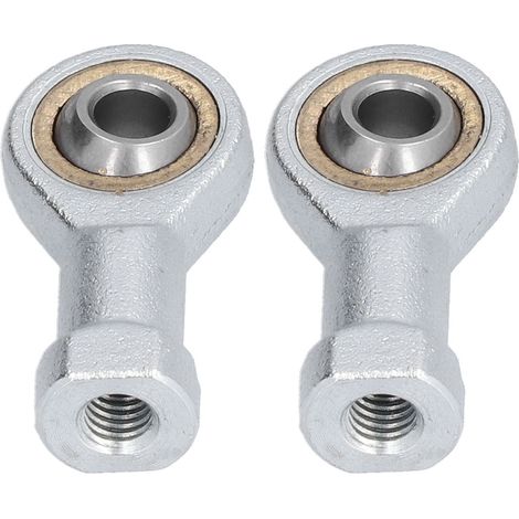 2 rotules à joint radial, roulements à billes d'extrémité de tige, diamètre trou 6 mm, acier au carbone, pour machines et outils électriques (1/5)