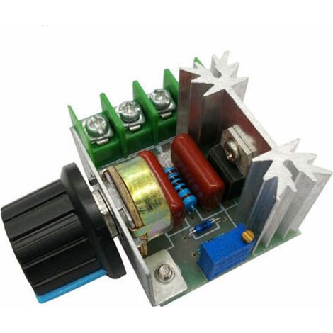2000W PWM courant alternatif moteur de controle de vitesse Module Variateur Governor50-220V Reglage de la tension reglable