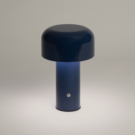 Lampe à Poser LED 2W Portable Métal avec Batterie USB Rechargeable Zaipi Bleu (1/5)