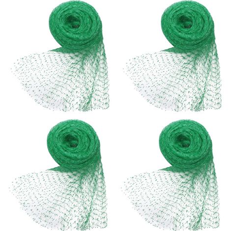 Vogelschutznetz – 10 mm Maschenweite – 4 x 20 m – Für Gärten, Obstplantagen, Obstbäume, Gemüse und Blumen – Wiederverwendbar (1/5)
