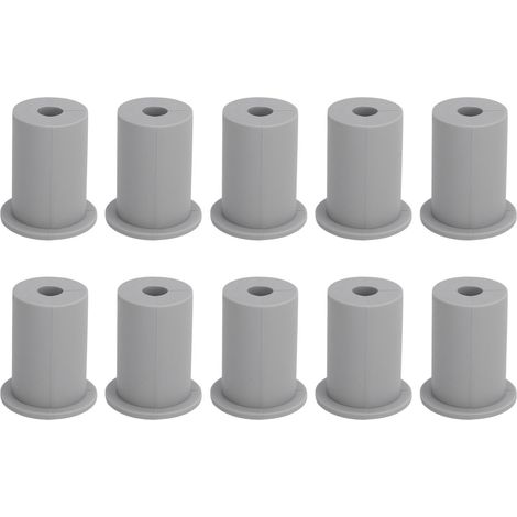 Confezione da 10 passacavi da parete Starlink in silicone grigio, impermeabili e flessibili, per un'installazione pulita ed estetica sia all'interno che all'esterno. (1/5)