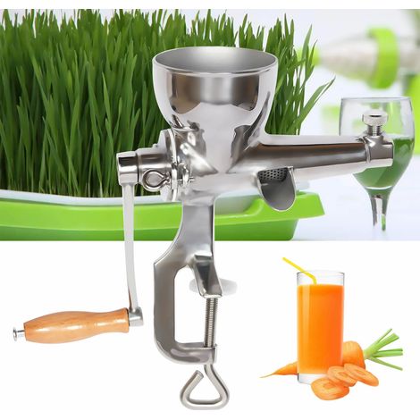 Presse-Agrumes En Acier Inoxydable Presse À Main Presse À Baies Presse À Fruits Presse À Herbe De Blé (1/5)