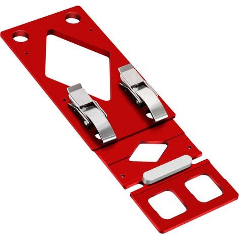 Angle stop for guide rail, CNC milled 90° stop with edge guide, compatible with Makita guide rail, Festool aluminum stop for circular saws (1/4)