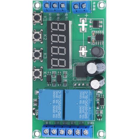 Module relais bidirectionnel CC 32 fonctions, large plage de tension de fonctionnement, 730 V, avec temporisation, pour la commande de moteurs de pompes à eau. (1/5)