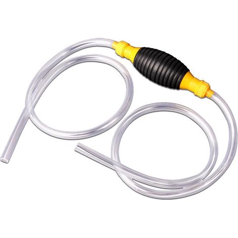 Pompe Manuelle, 18MM Pompe à carburant à main Universelle avec 2M, Poire amorçage Auto Bateau, Pompe Essence de Transfert de Portable Manuel pour voiture, bateau, moteur diesel, essence (1/5)