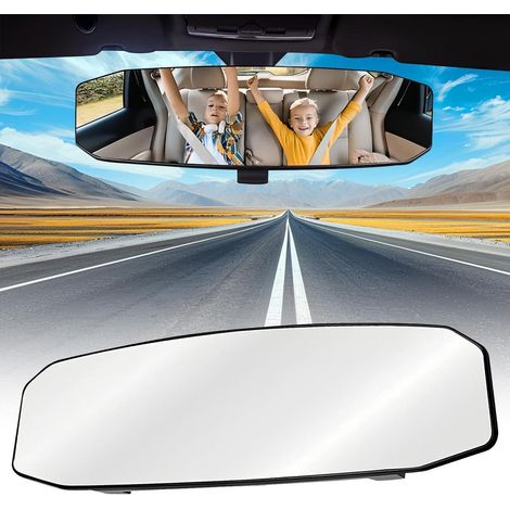 Auto Innenspiegel 30cm Weitwinkel Panorama, Blendfrei, Universell Clip-On (1/5)