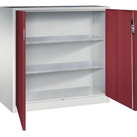 C+P, Armoire d'atelier hauteur bureau à portes battantes, h x l