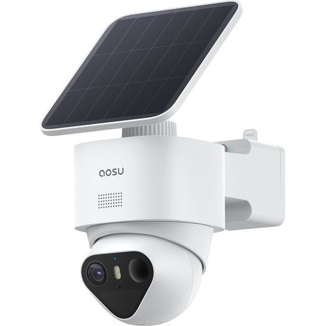 Caméra extérieure solaire 4K vision nocturne couleur rotative 360° SolarCam T2 Ultra – Aosu (1/5)