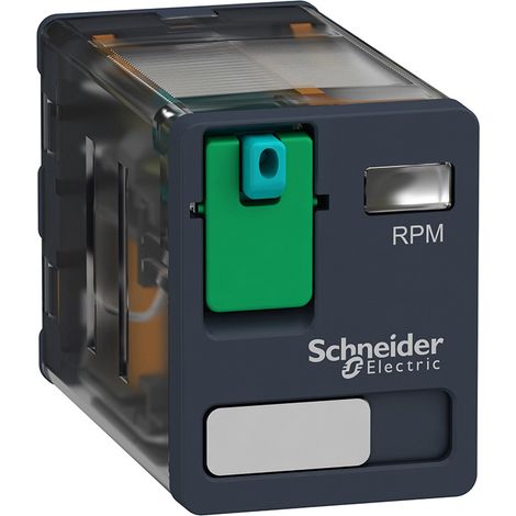 Relais de puissance Schneider Electric série RPM, base RPM21BD