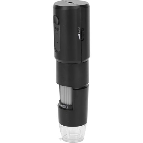 Microscope numérique USB 50‑1000X avec éclairage LED pour électronique et dermatologie