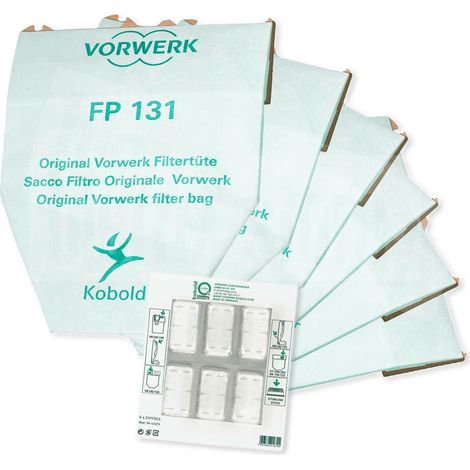 Sacchetti vk 131 vk 130 fp130-131 6 pz originali vorwerk dovina